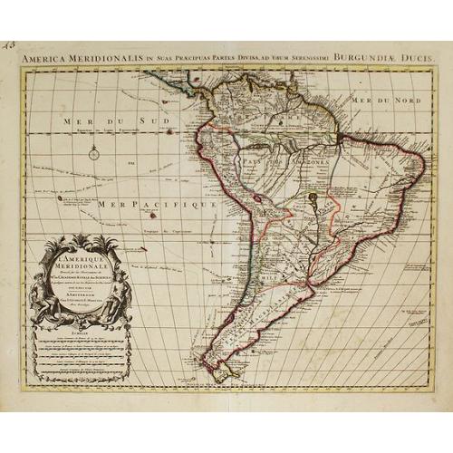 Old map image download for L\'Amerique Meridionale Dressée sur les Observations . . .