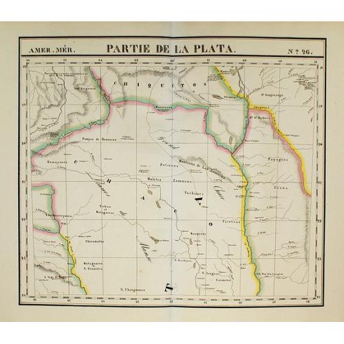 Old map image download for Partie du la Plata. No.26