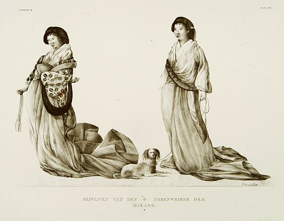 4953/503:Siebold Bijwijven van den Mikado - Nebenweiber des Mikado.