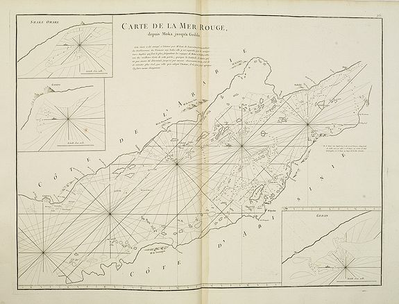 5629/220:Arabic Carte de la Mer Rouge, depuis Moka jusqu'a Gedda.
