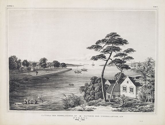 5786/501:Deshima Factorij der Nederlanders op Firato.. 1609-1641.