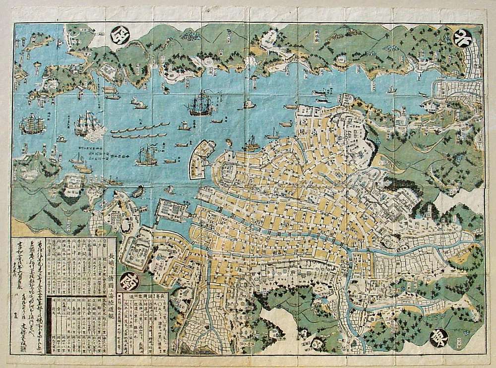9526/501:Deshima Hizen Nagasaki-zu.