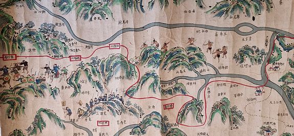 Pictorial map of Taiwan