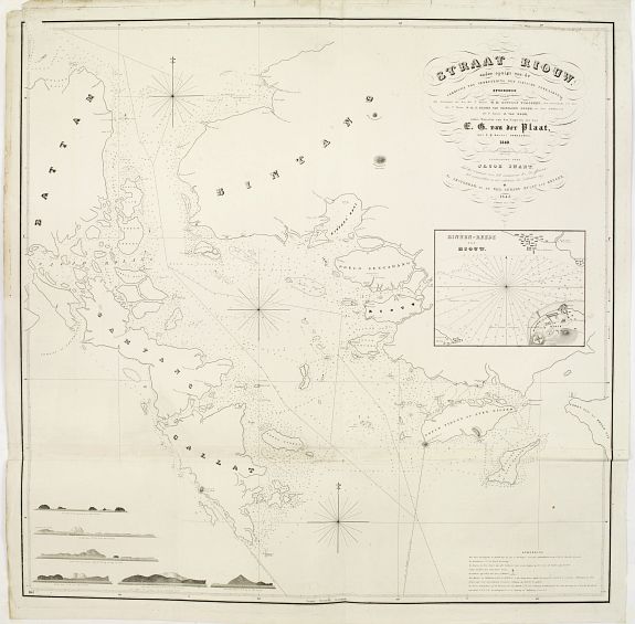 23245/305:Batavia Straat Riouw onder opzicht van de commissie tot verbetering der Indische Zeekaarten…