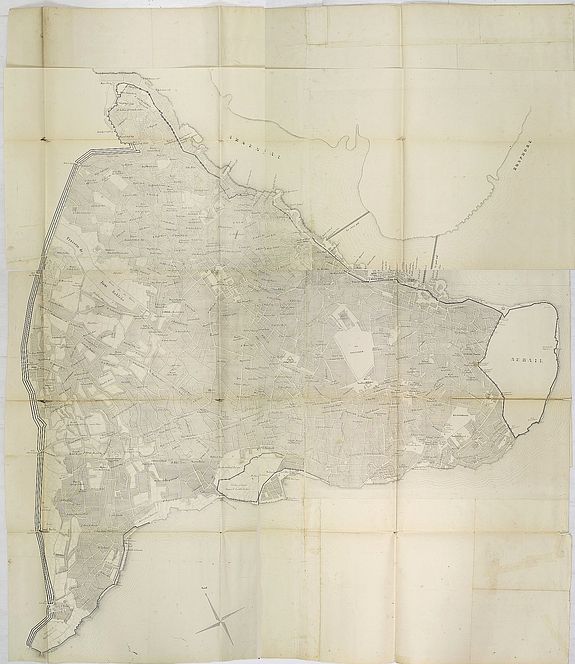 26997/200:Silk Road Plan de Constantinople, non compris ses faubourgs. Grave d'apres les documents du ministere de la Guerre par E. Olivier.