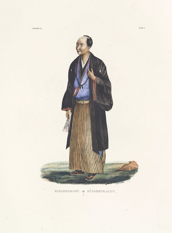 27712/503:Siebold BURGERDRAGT. BÜRGERTRACHT. Tab. I.