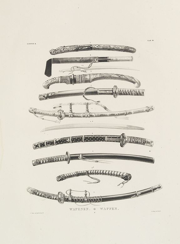 27720/503:Siebold WAPENEN. WAFFEN. Tab. III.
