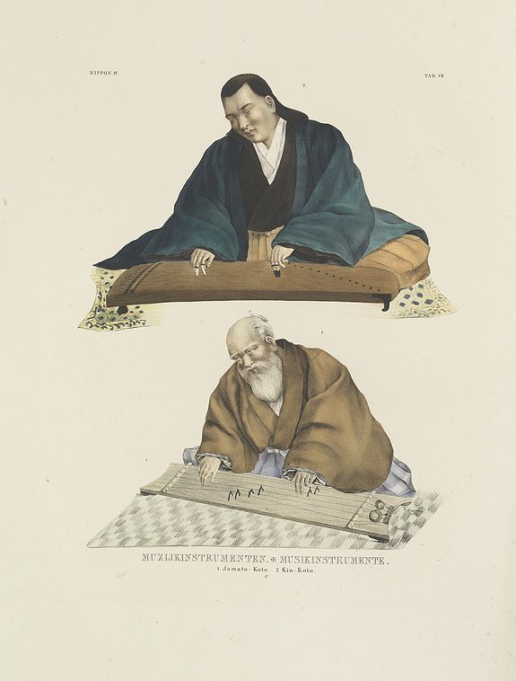 27721/503:Siebold MUZIJKINSTRUMENTEN. MUSIKINSTRUMENTE. Tab. VII.