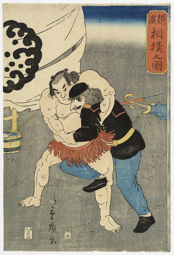 29319/510:YokohamaPrints  Wrestler