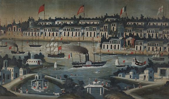 29526/405:ChinaExport English, American, French and  Genua factories in Canton.