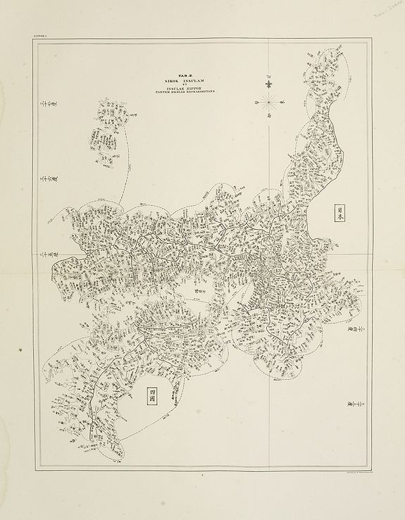 30562/503:Siebold Sikok Insulam et Insulae Nippon partem mediam repraesentans.
