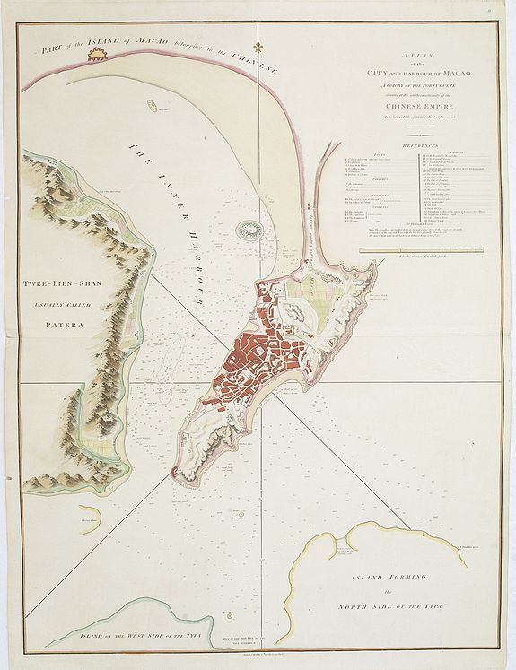 30924/400:China A Plan of the city and harbour of Macao : a colony of the Portugueze, situated at the southern extremity of the Chinese Empire. . .