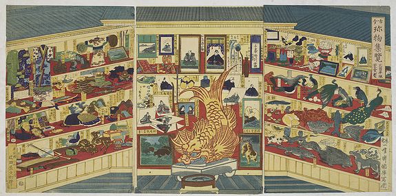 31646/510:YokohamaPrints Kokon chinbutsu shuran [Curios of all themes]