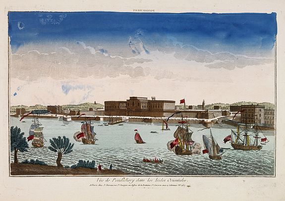 33169/310:Pondicherry Vue de Pondichery dans les Indes Orientales. . .