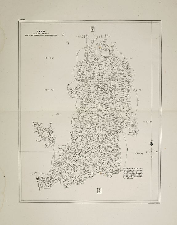 34440/503:Siebold Tab IV. Insulae Nippon partem septentrionalem repraesentans.