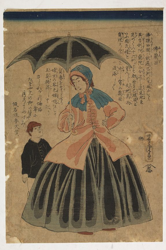 34459/510:YokohamaPrints Gaikokujin yuko no zu - Igirisu nyonin