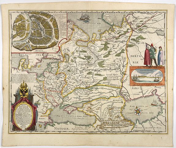 Blaeu Russia map
