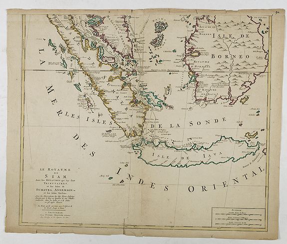 MORTIER, P.&nbsp;-&nbsp;Le Royaume de Siam avec les Royaumes. . .
