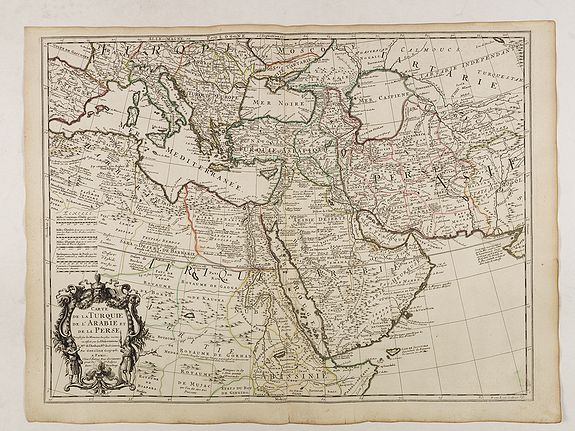 L'ISLE, G. de.&nbsp;-&nbsp;Carte de la Turquie de l'Arabie et de la Perse.