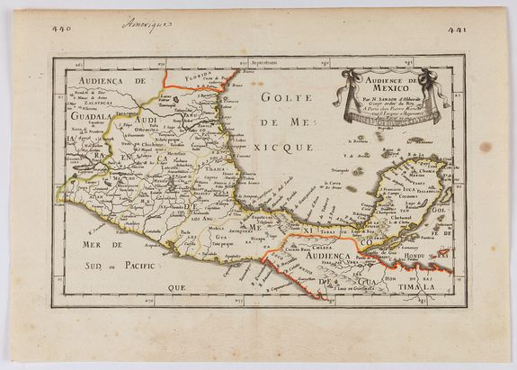 SANSON, N. / MARIETTE, P.&nbsp;-&nbsp;Audience de Mexico.