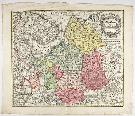 SEUTTER,M.&nbsp;-&nbsp;Mappae Imperii Moscovitici pars Septentrionalis..