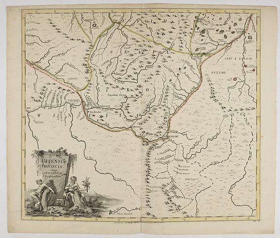 DE LISLE&nbsp;-&nbsp;Uffensis Provincia Cum adiacentibus Regionibus.