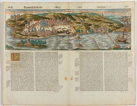 48422/309:India Goa fortissima Indiae urbs in Christianorum potestatem anno Salutis 1509. devenit.