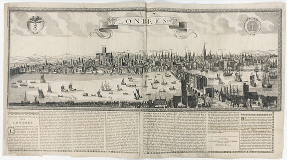 map image London view