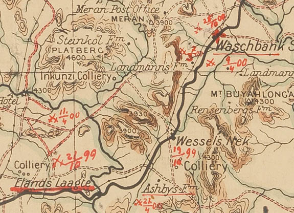 map image Anglo-Boer War