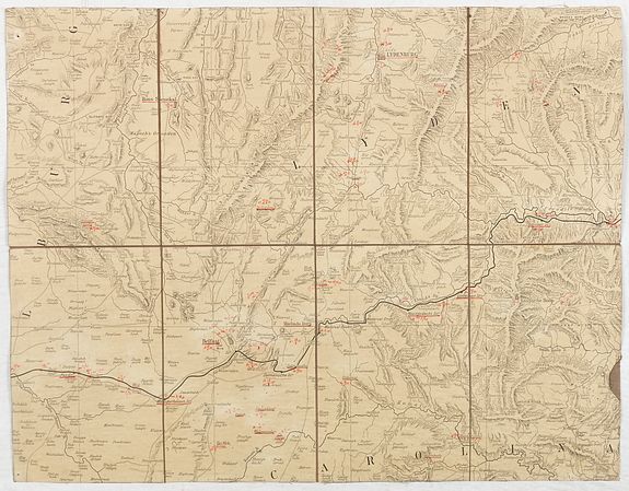 map image Anglo-Boer War