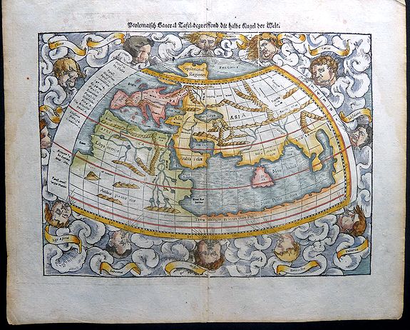 Munster Ptolemaisch General Tafel Begreiffend Die Halbe Kugel