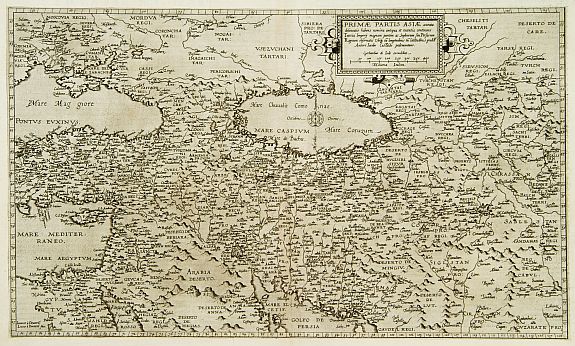 DE JODE,C., Primae Partis Asiae., antique map, old maps