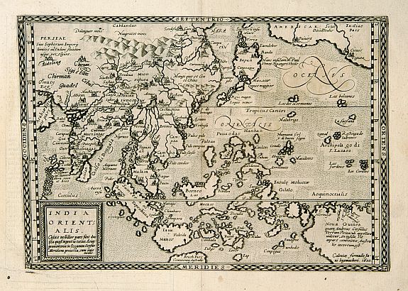 BUSSEMACHER,J., India Orientalis., antique map, old maps