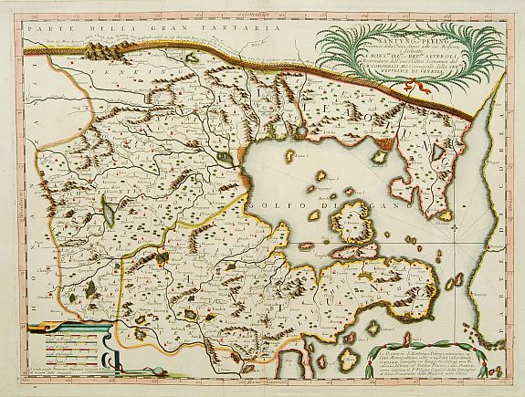 CORONELLI,V.M., Xantun, e Peking.., antique map, old maps