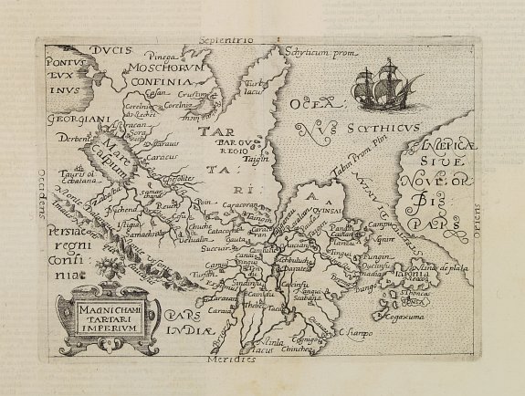METELLUS,J., Magni Chami Tartari Imperium., antique map, old maps