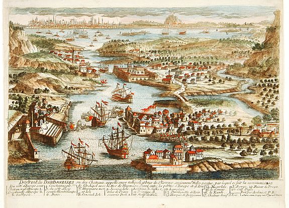 CREPY, Destroit des Dardanelles.., antique map, old maps