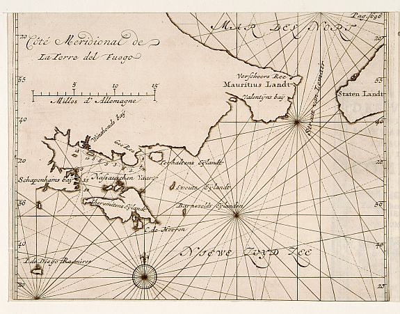 ROGERS, E., Mauritius., antique map, old maps
