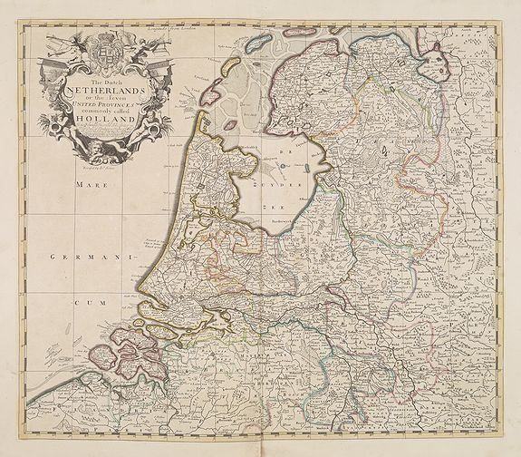 SENEX, J., The Dutch Netherlands or the seven United Provinces. . ., antique map, old maps