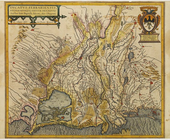 ORTELIUS, A./ VRIENTS, J.B., Ducatus Ferrariensis.., antique map, old maps