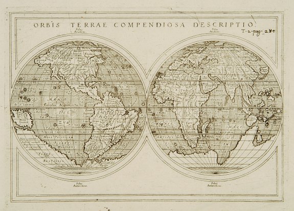 ROSACCIO / SESSA heirs., Orbis Terrae compendiosa descriptio., antique map, old maps