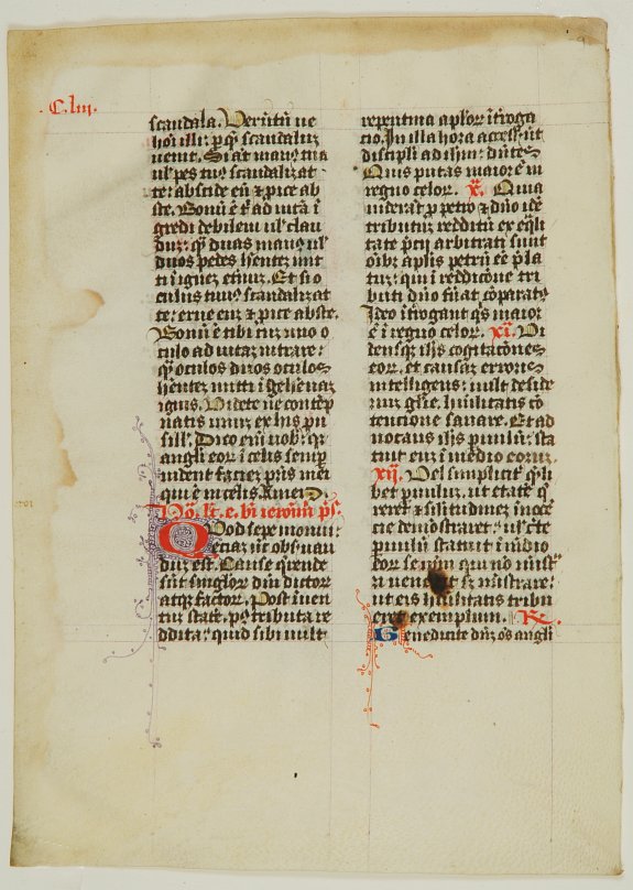 ANONYMOUS, Breviary, manuscript leaf on vellum., antique map, old maps