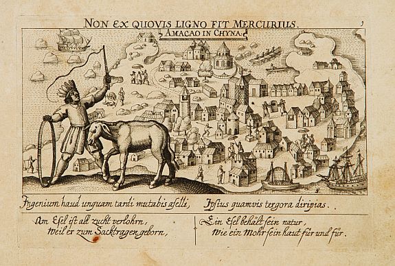 MEISNER,D., Amacao in Chyna., antique map, old maps