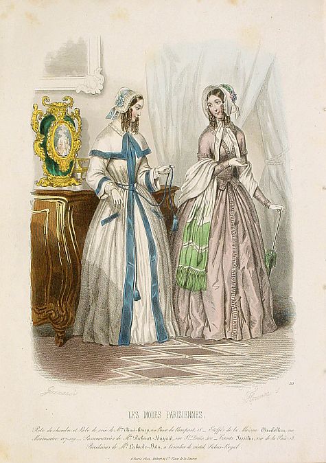 LES MODES PARISIENNES, Paris fashion plate. (115), antique map, old maps