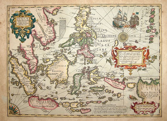 MERCATOR,G./ HONDIUS,J., Insulae Indiae Orientalis., antique map, old maps