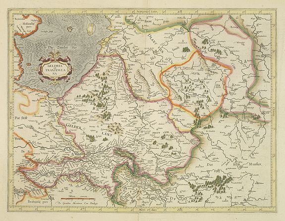MERCATOR, G. / HONDIUS, J., Geldria et Transysulana., antique map, old maps