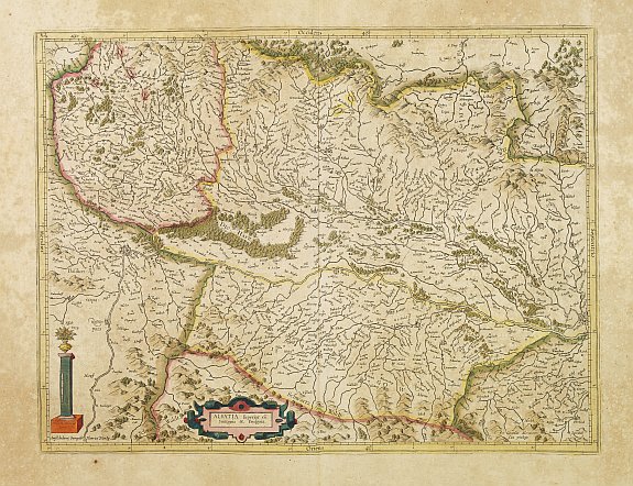 MERCATOR,G./ HONDIUS,J., Alsatia superior.., antique map, old maps