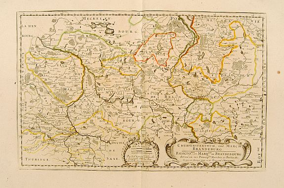 SANSON,N./ MARIETTE,P., Eslectorat et Marquisat de Brandebourg.., antique map, old maps