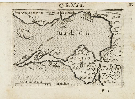 LANGENES,B., Calis Malis., antique map, old maps