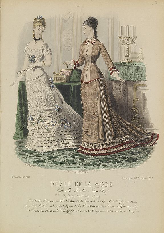 REVUE DE LA MODE, Paris fashion plate. (304), antique map, old maps