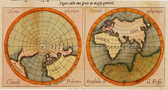 ANONYMOUS, Figure delle Due Specie de Mappi Generali., antique map, old maps